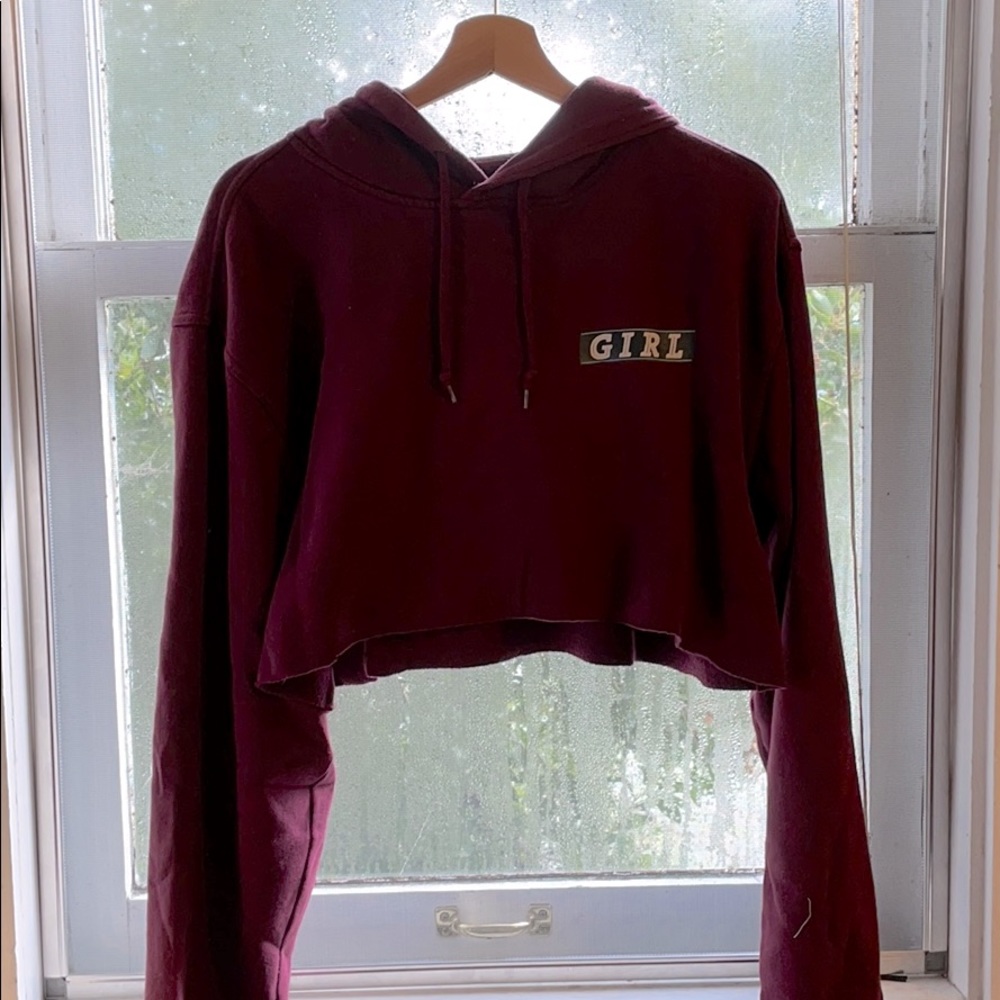 Cropped hoodie
